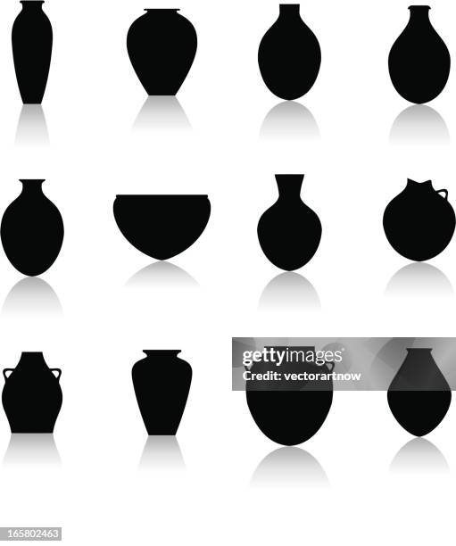 pottery icon - pottery stock illustrations