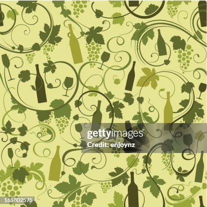 Seamless wine background Seamless wine background