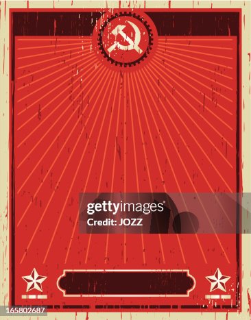 Soviet poster Soviet poster
