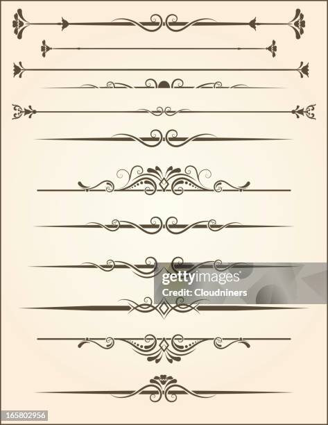 Matt Vector Line Ornate Vector Lines