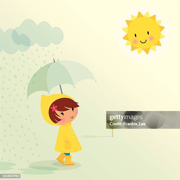 april duschen - regen stock-grafiken, -clipart, -cartoons und -symbole