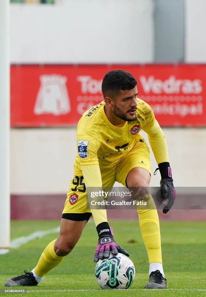Arthur Augusto of UD Oliveirense in action during the Liga 2 Portugal  News Photo - Getty Images
