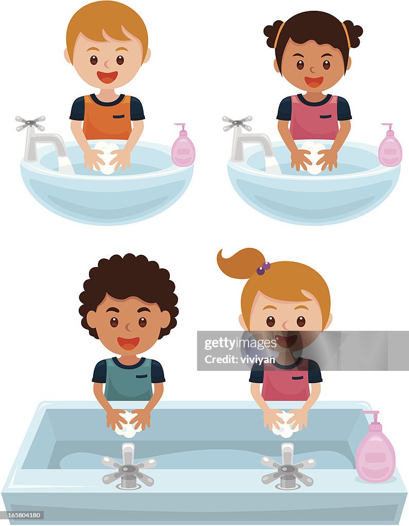 Washing Hands High-Res Vector Graphic - Getty Images