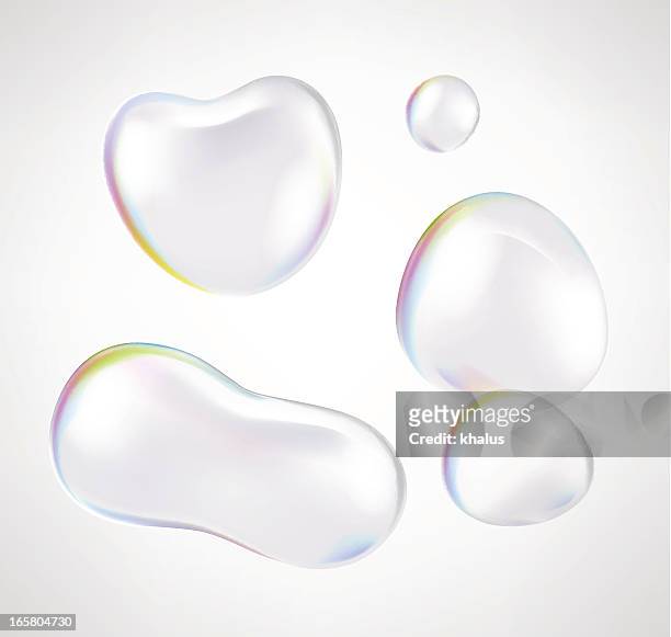 ilustraciones, imágenes clip art, dibujos animados e iconos de stock de burbujas - transparent sphere