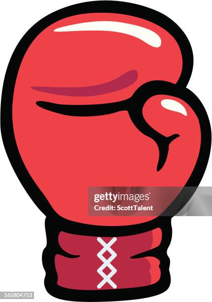 boxing glove - boxing gloves isolated stock-grafiken, -clipart, -cartoons und -symbole