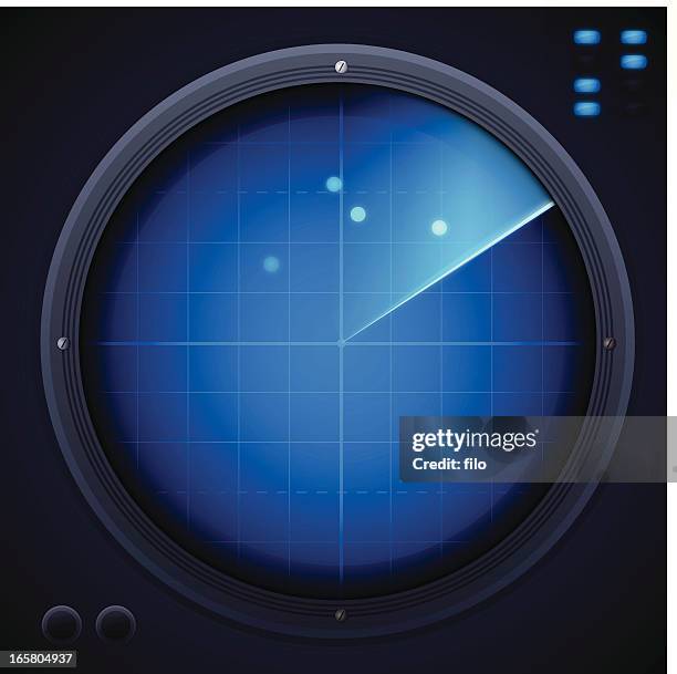 radar - seeking stock illustrations