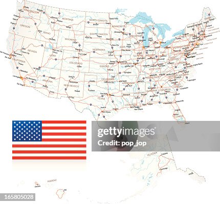 USA - Road Map USA - Road Map
