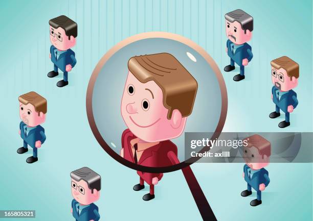 best candidate - find the difference stock illustrations