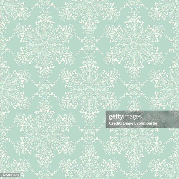 lacey victorian seamless pattern - victorian pattern stock illustrations