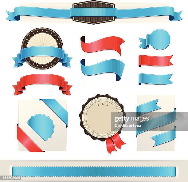 High Res Ribbon Set Of Ribbons High-Res Vector Graphic - Getty Images