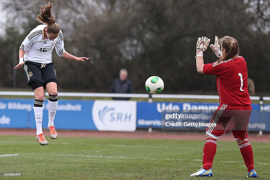 U19 Germany v U19 Greece - Women's UEFA Under19 Euro Qualification Round