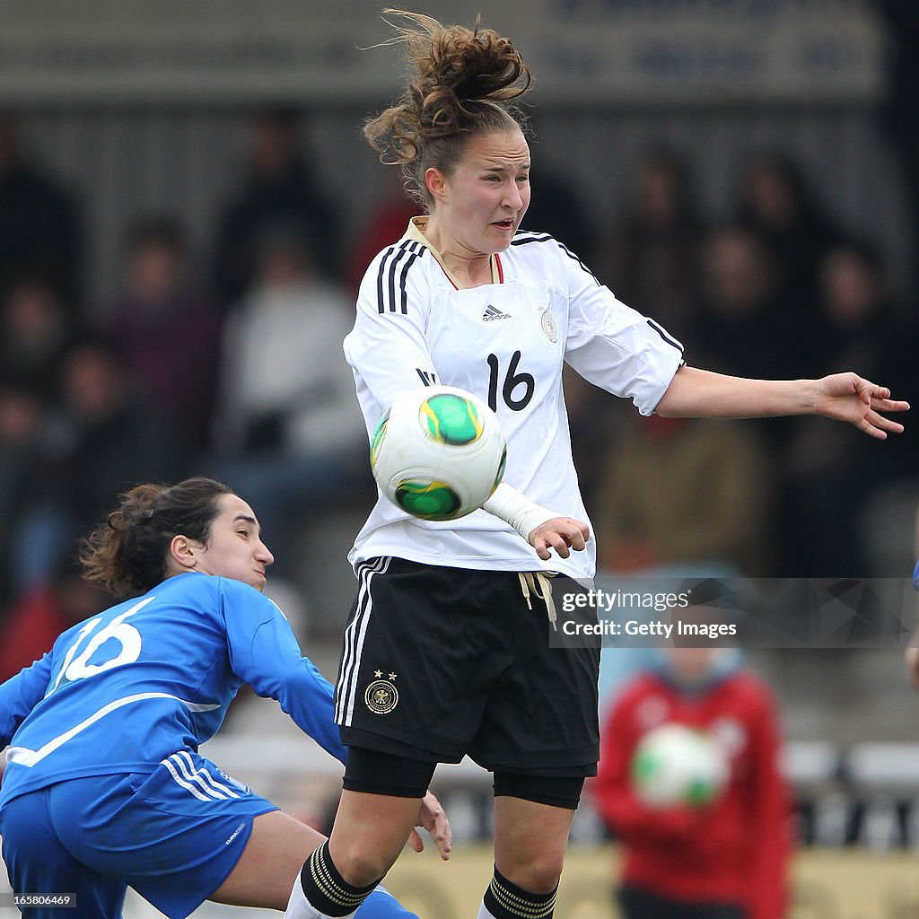 U19 Germany v U19 Greece - Women's UEFA Under19 Euro Qualification Round