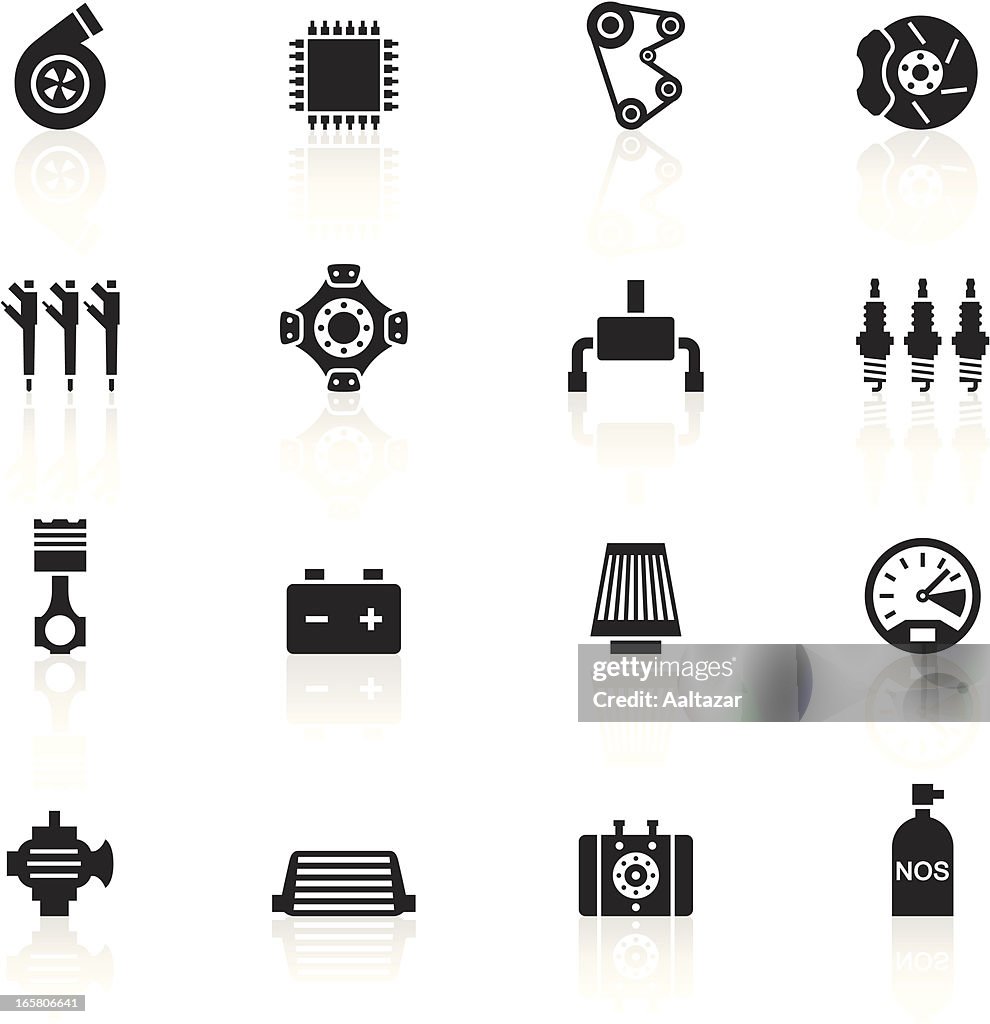 Black Symbols - Car Performance Parts