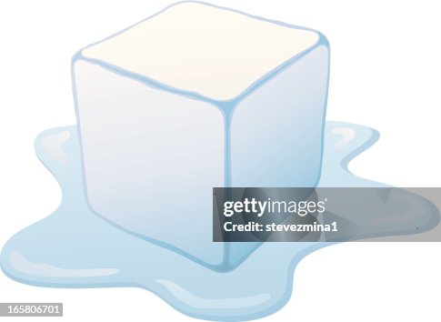 Melting Ice Cube Melting Ice Cube