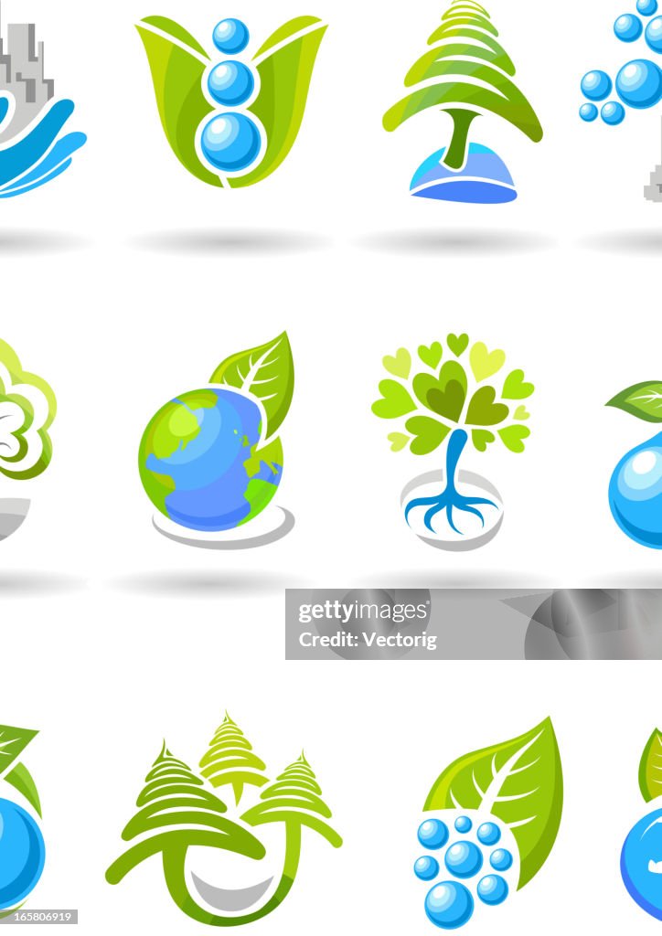 Computer Environment Symbol Environment Symbols High-Res Vector Graphic - Getty Images