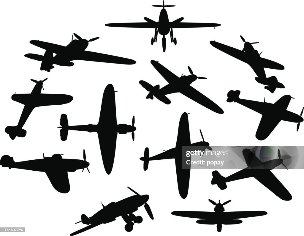 Warplane Graphics War Plane High-Res Vector Graphic - Getty Images
