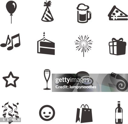 Party Celebration Symbols High-Res Vector Graphic - Getty Images