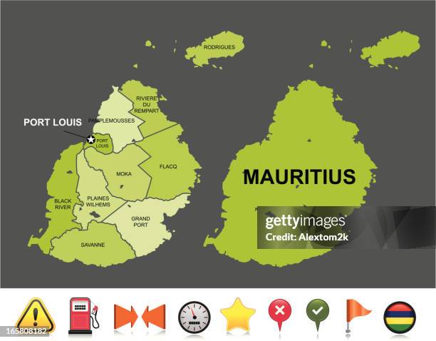Mauritius Island Map Photos and Premium High Res Pictures - Getty Images