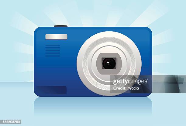compact camera - digital camera stock illustrations