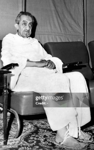 Saudi Arabia's King Faisal ibn Abdul Aziz Al Saud on February 05, 1974 in Cairo. Following the formation of the Kingdom of Saudi Arabia, Faisal was...