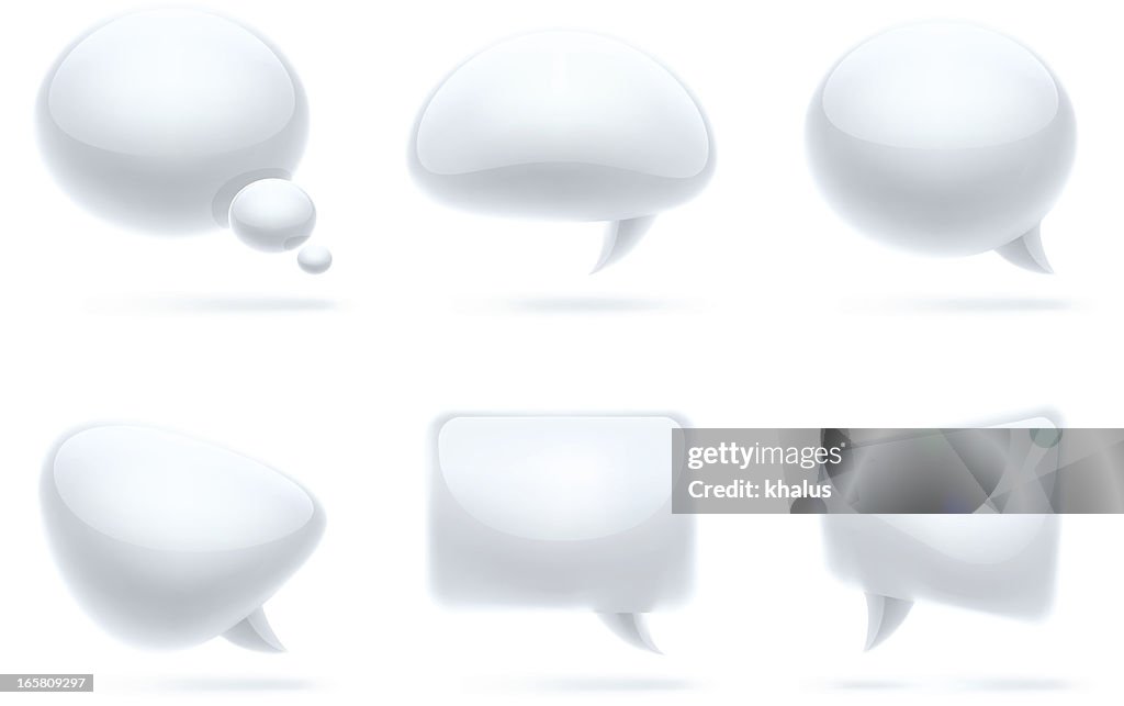 Speech bubbles | modern set