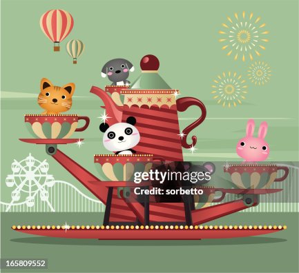 Spinning Tea Cups Spinning Tea Cups
