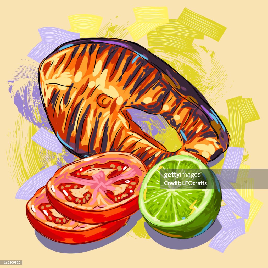 Grilled Salmon