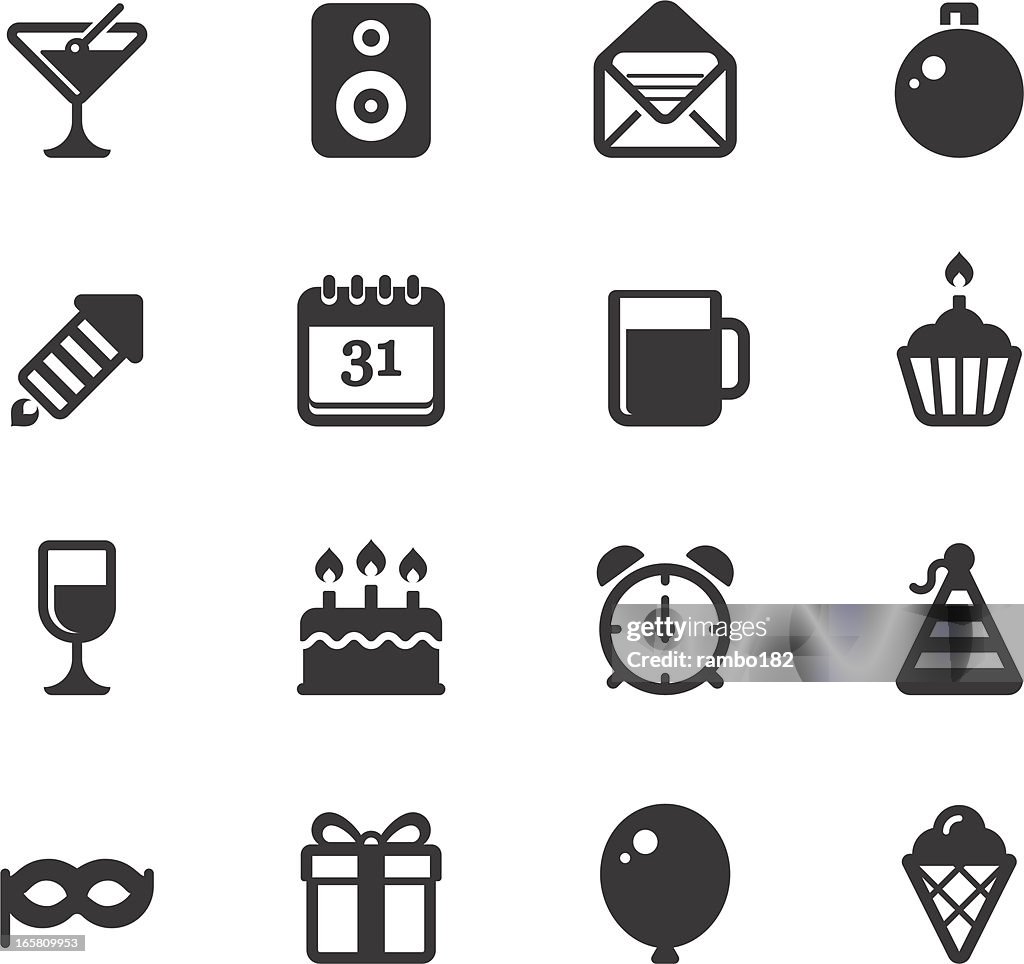Celebration and Party Icons