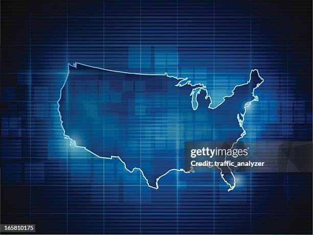 abstract background - united states - us map background stock illustrations