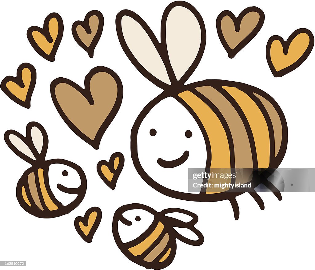 Bee familia amor