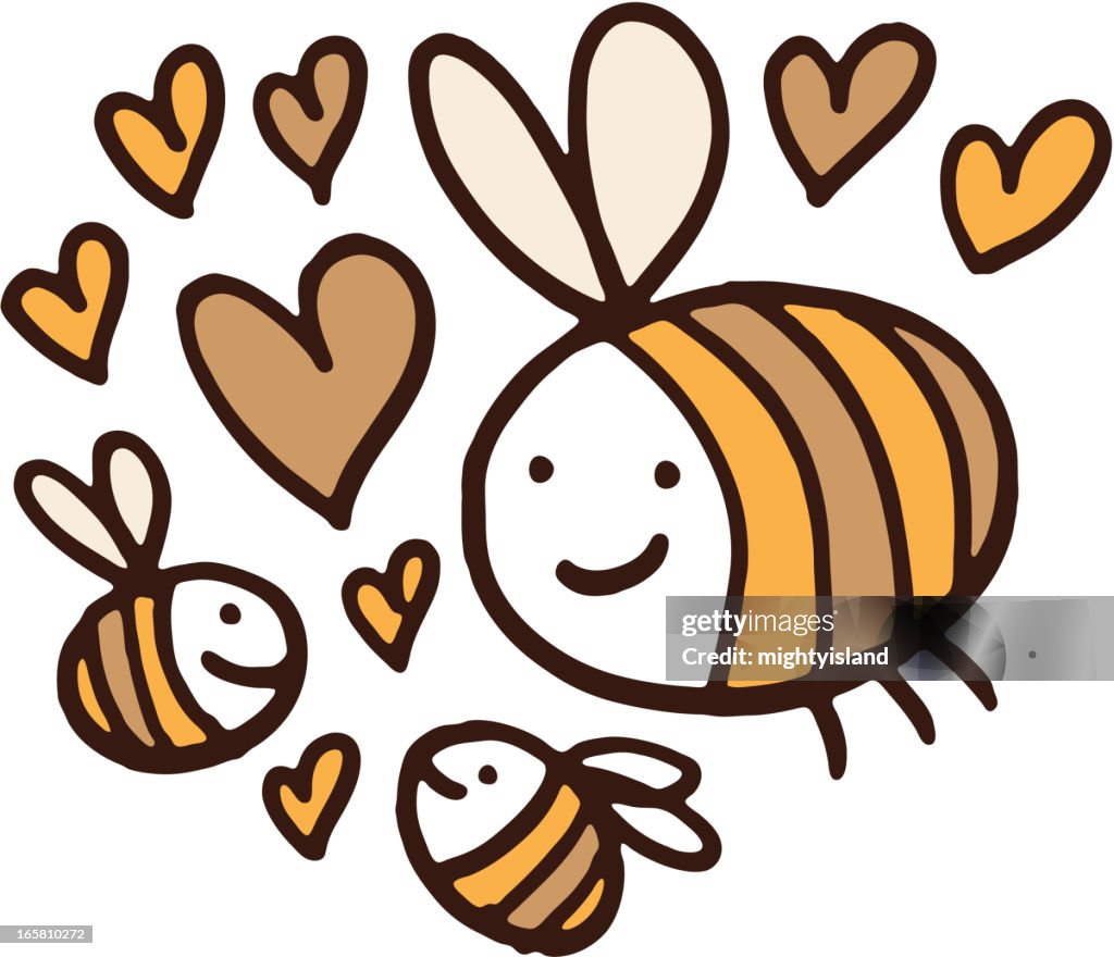 Bee family love