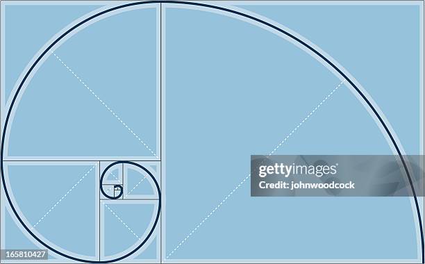 golden section - fibonacci pattern 幅插畫檔、美工圖案、卡通及圖標