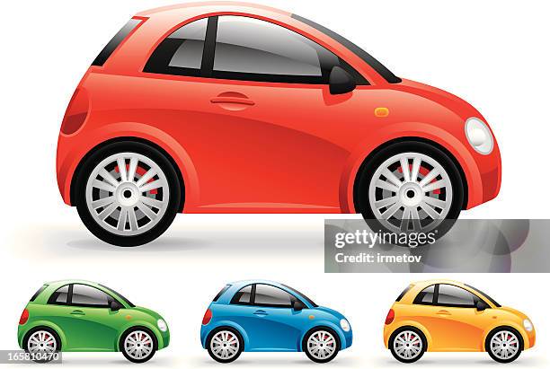 autokompaktklasse - compact car stock-grafiken, -clipart, -cartoons und -symbole
