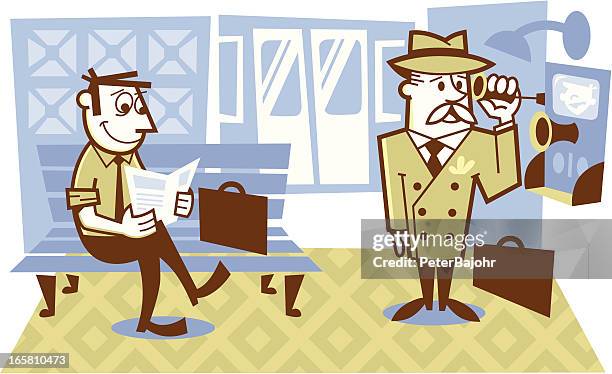 subway station - train platform stock illustrations