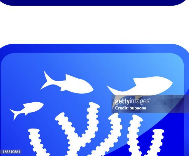 ilustrações, clipart, desenhos animados e ícones de animais selvagens no oceano royalty free conjunto de adesivos vetor ícone - lithophyton arboreum