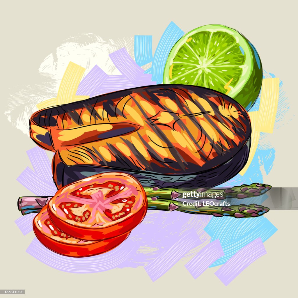 Grilled Salmon