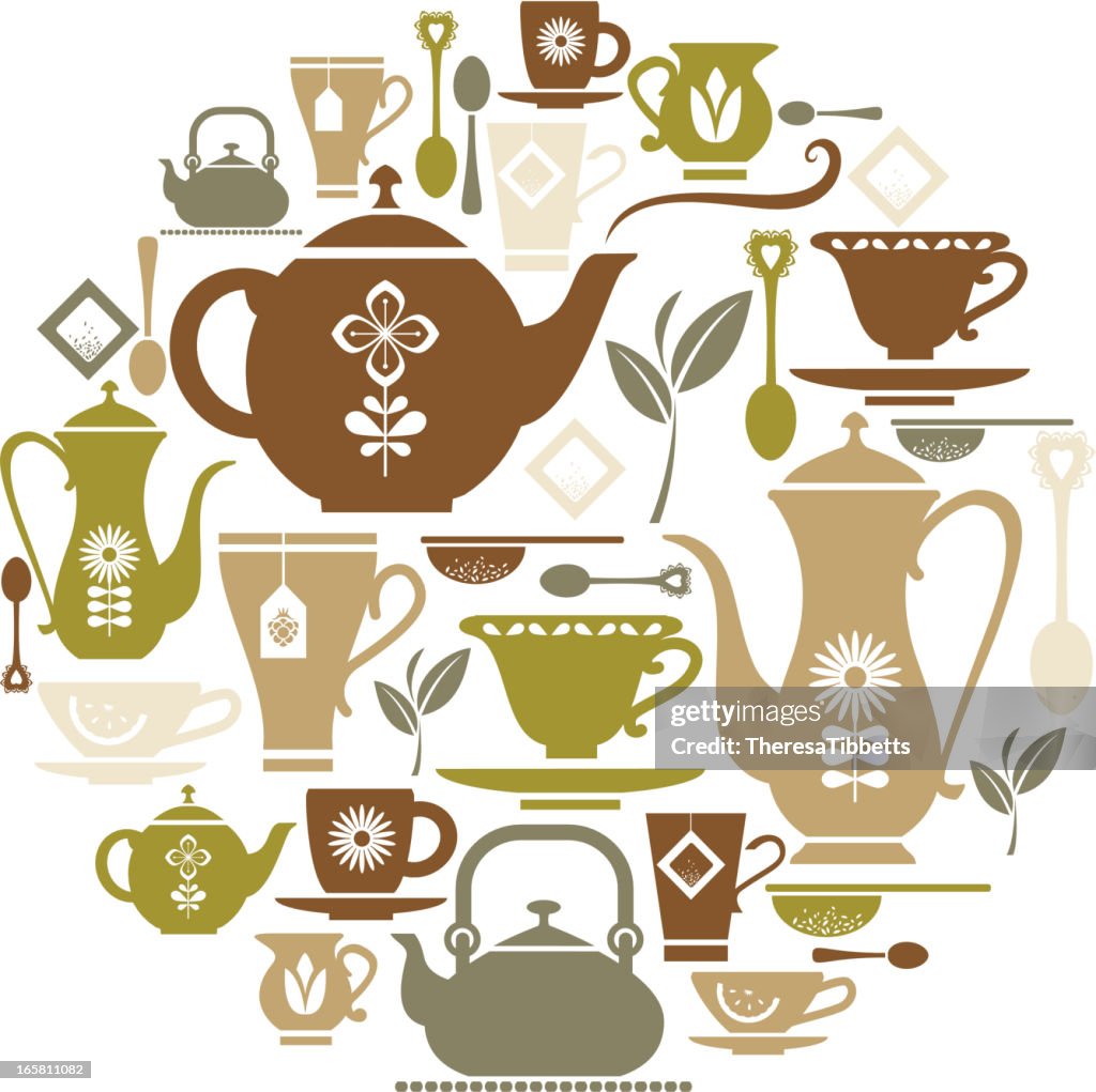 Tea Icon Set