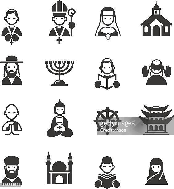 ilustrações, clipart, desenhos animados e ícones de religião ícones - muro das lamentações