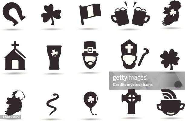 irish symbole - celtic music stock-grafiken, -clipart, -cartoons und -symbole