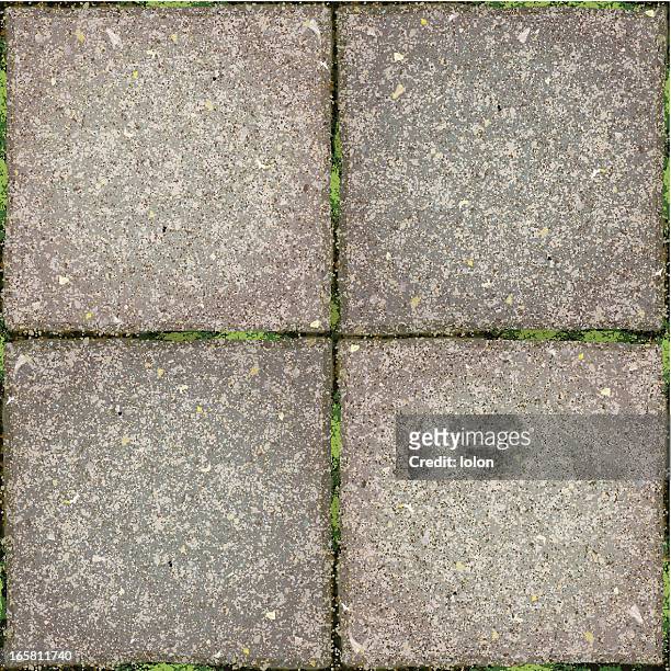 seamless garden tiles background - pedestrian walkway stock illustrations