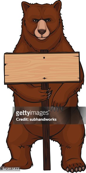 264 Bear Standing High Res Illustrations - Getty Images