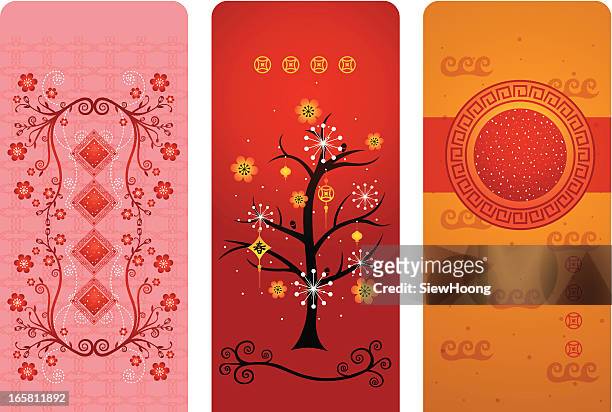 red packet - chinese new year red envelope stock illustrations