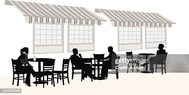 ilustrações de stock, clip art, desenhos animados e ícones de outdoorscoffee - café esplanada