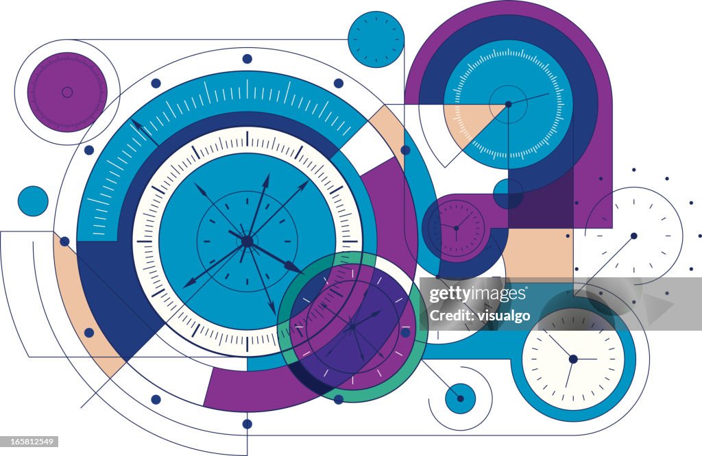 Timer Design Plan High-Res Vector Graphic - Getty Images