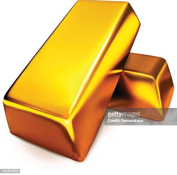 ilustraciones, imágenes clip art, dibujos animados e iconos de stock de bullions oro - solid gold