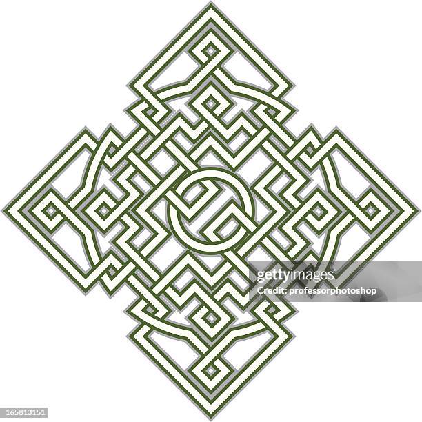 celtic knot - celtic knot stock illustrations