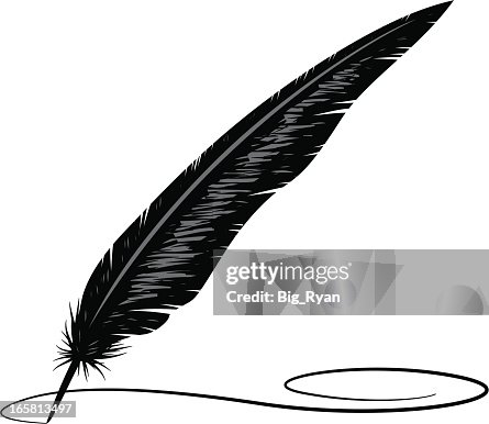 Calligraphy feather Calligraphy feather