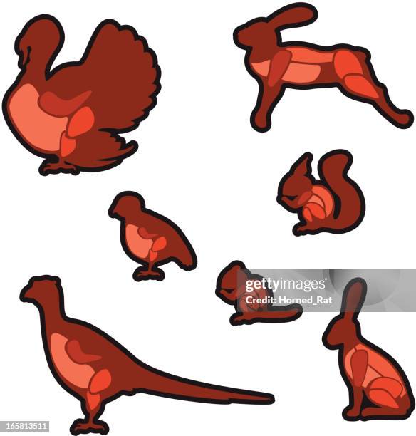 small game - chipmunk stock illustrations