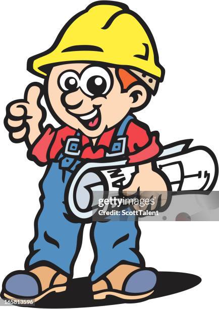 builder - character builder stock illustrations