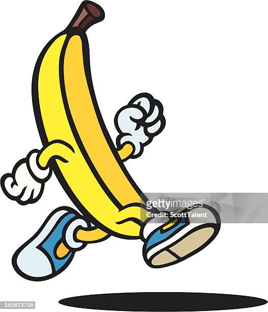 illustrazioni stock, clip art, cartoni animati e icone di tendenza di banana uomo - mature adult